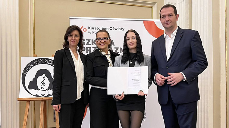 Kasia stypendystka MEN